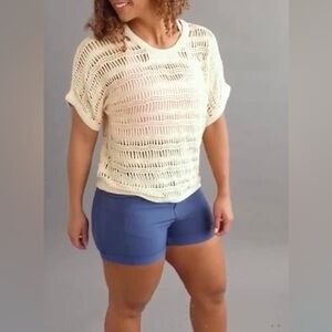 Zyia Hilton Head Sweater Ivory/Cream  size Medium